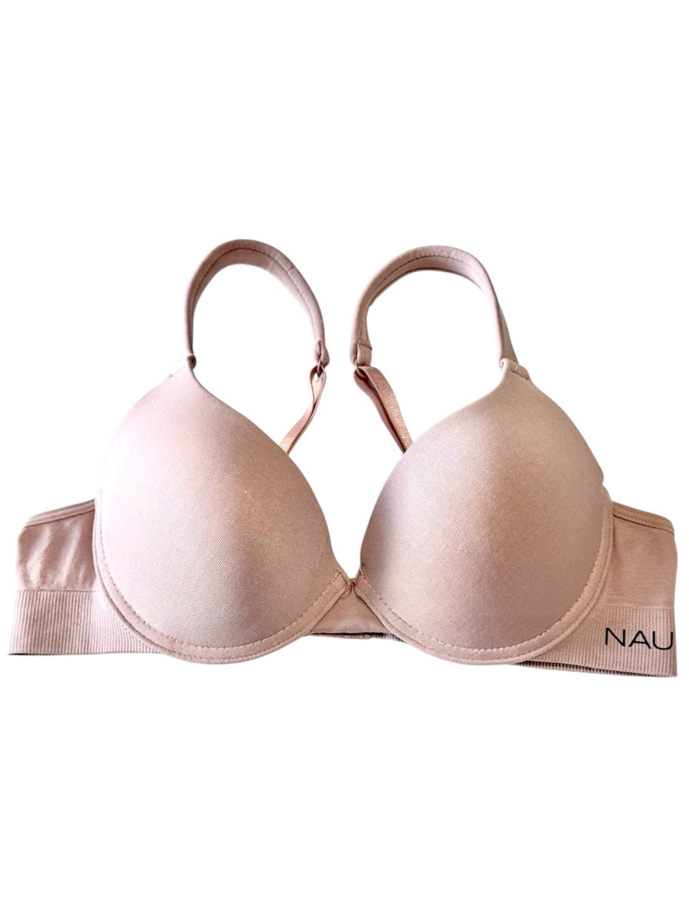 Nautica Underwire Padded Push Up Everyday T-shirt Bra Nude 36B